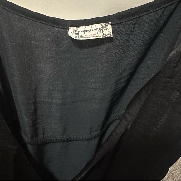 FP Intimately Black Ruffle Mini Dress - Picture 6 of 11